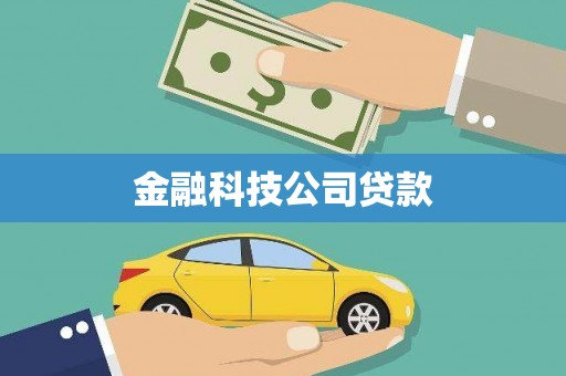 吴起金融科技公司贷款