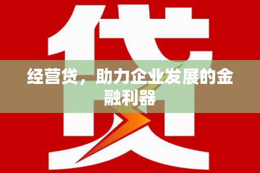 吴起经营贷，助力企业发展的金融利器