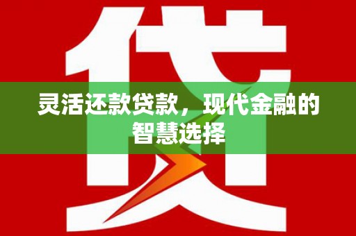 吴起灵活还款贷款，现代金融的智慧选择