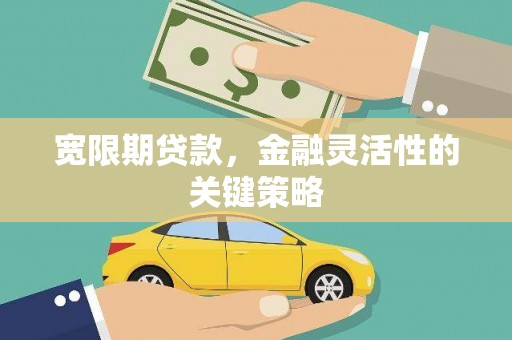 吴起宽限期贷款，金融灵活性的关键策略