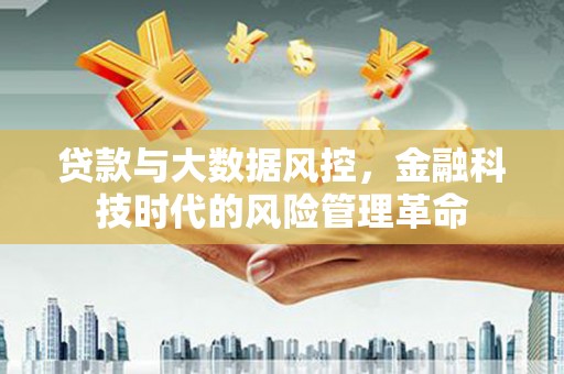吴起贷款与大数据风控，金融科技时代的风险管理革命