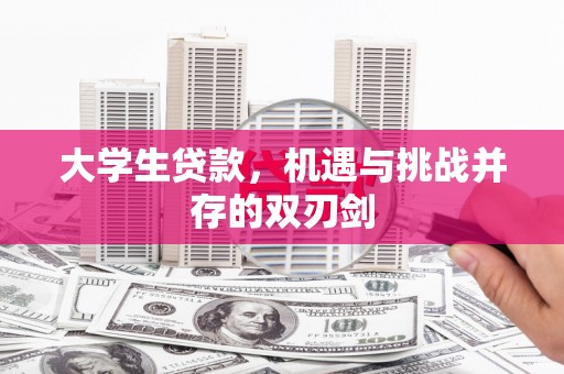 吴起大学生贷款，机遇与挑战并存的双刃剑