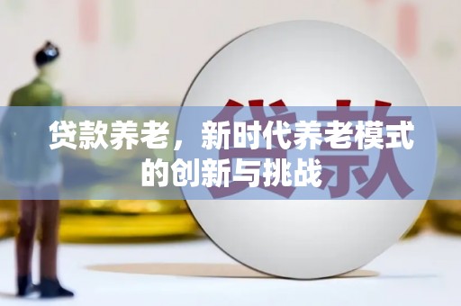 吴起贷款养老，新时代养老模式的创新与挑战