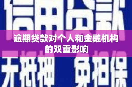 吴起逾期贷款对个人和金融机构的双重影响
