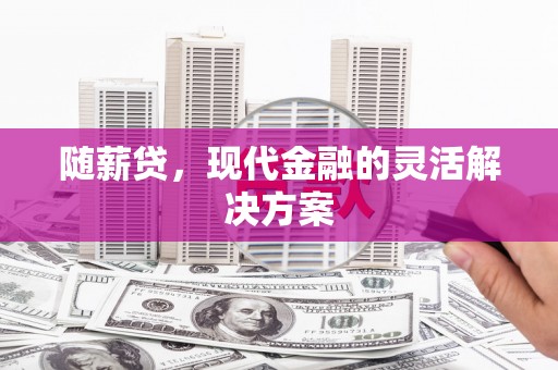 吴起随薪贷，现代金融的灵活解决方案