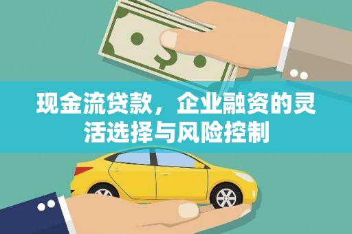 吴起现金流贷款，企业融资的灵活选择与风险控制