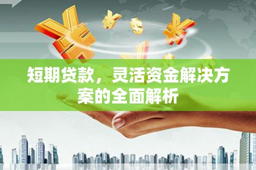 吴起短期贷款，灵活资金解决方案的全面解析