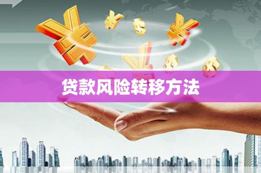 吴起贷款风险转移方法