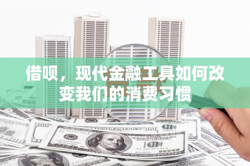吴起借呗，现代金融工具如何改变我们的消费习惯