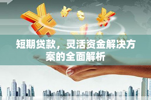 吴起短期贷款，灵活资金解决方案的全面解析