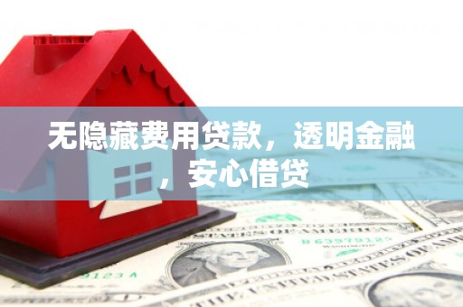 吴起无隐藏费用贷款，透明金融，安心借贷
