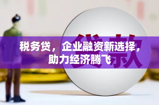 吴起税务贷，企业融资新选择，助力经济腾飞