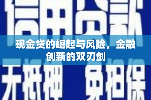 吴起现金贷的崛起与风险，金融创新的双刃剑