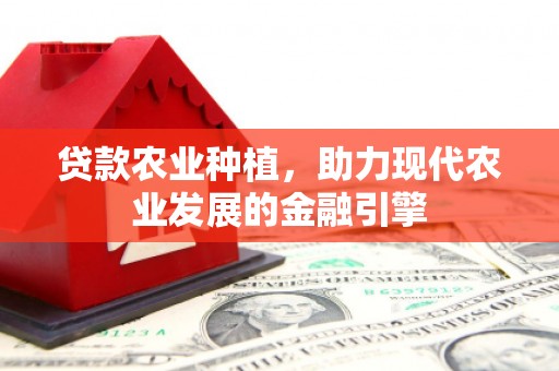 吴起贷款农业种植，助力现代农业发展的金融引擎