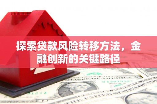 吴起探索贷款风险转移方法，金融创新的关键路径