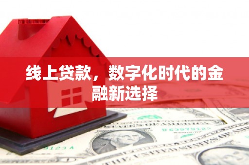吴起线上贷款，数字化时代的金融新选择