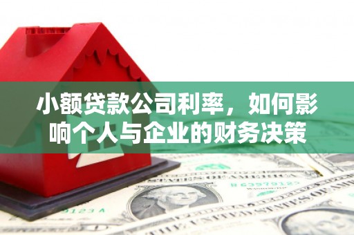 吴起小额贷款公司利率，如何影响个人与企业的财务决策
