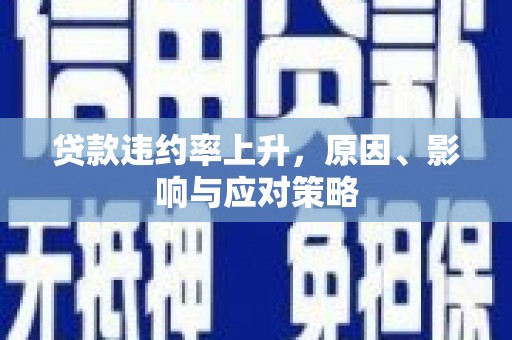 吴起贷款违约率上升，原因、影响与应对策略