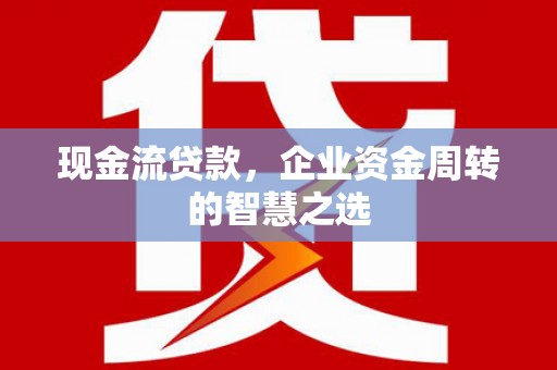吴起现金流贷款，企业资金周转的智慧之选
