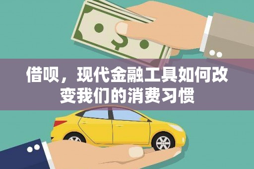 吴起借呗，现代金融工具如何改变我们的消费习惯