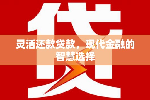 吴起灵活还款贷款，现代金融的智慧选择