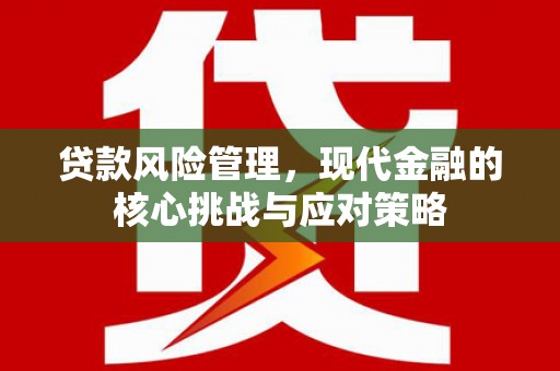 吴起贷款风险管理，现代金融的核心挑战与应对策略