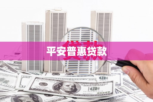 吴起平安普惠贷款
