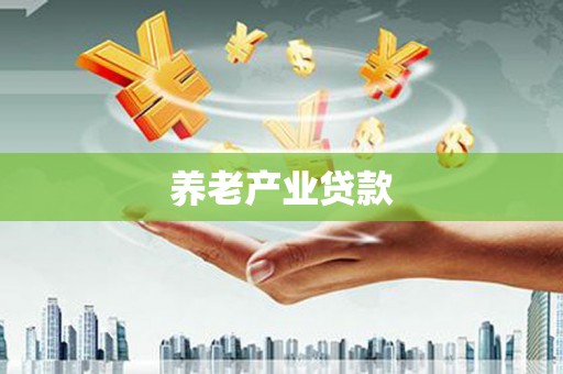 吴起养老产业贷款