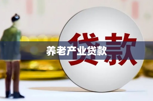 吴起养老产业贷款