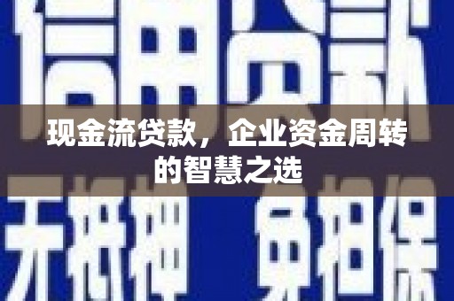 吴起现金流贷款，企业资金周转的智慧之选