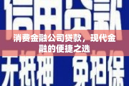 吴起消费金融公司贷款，现代金融的便捷之选