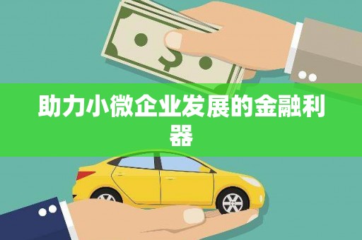 吴起助力小微企业发展的金融利器