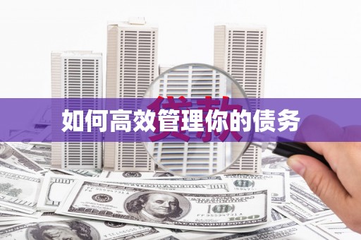 吴起如何高效管理你的债务