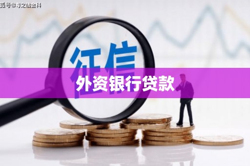 吴起外资银行贷款