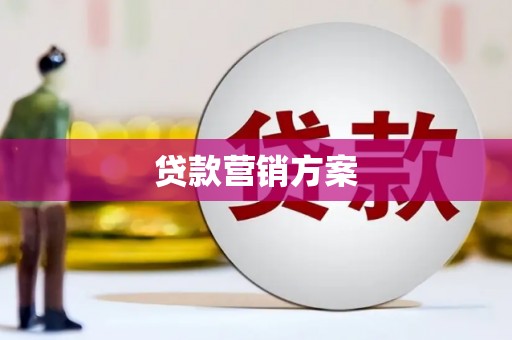 吴起贷款营销方案