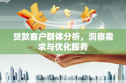 吴起贷款客户群体分析，洞察需求与优化服务